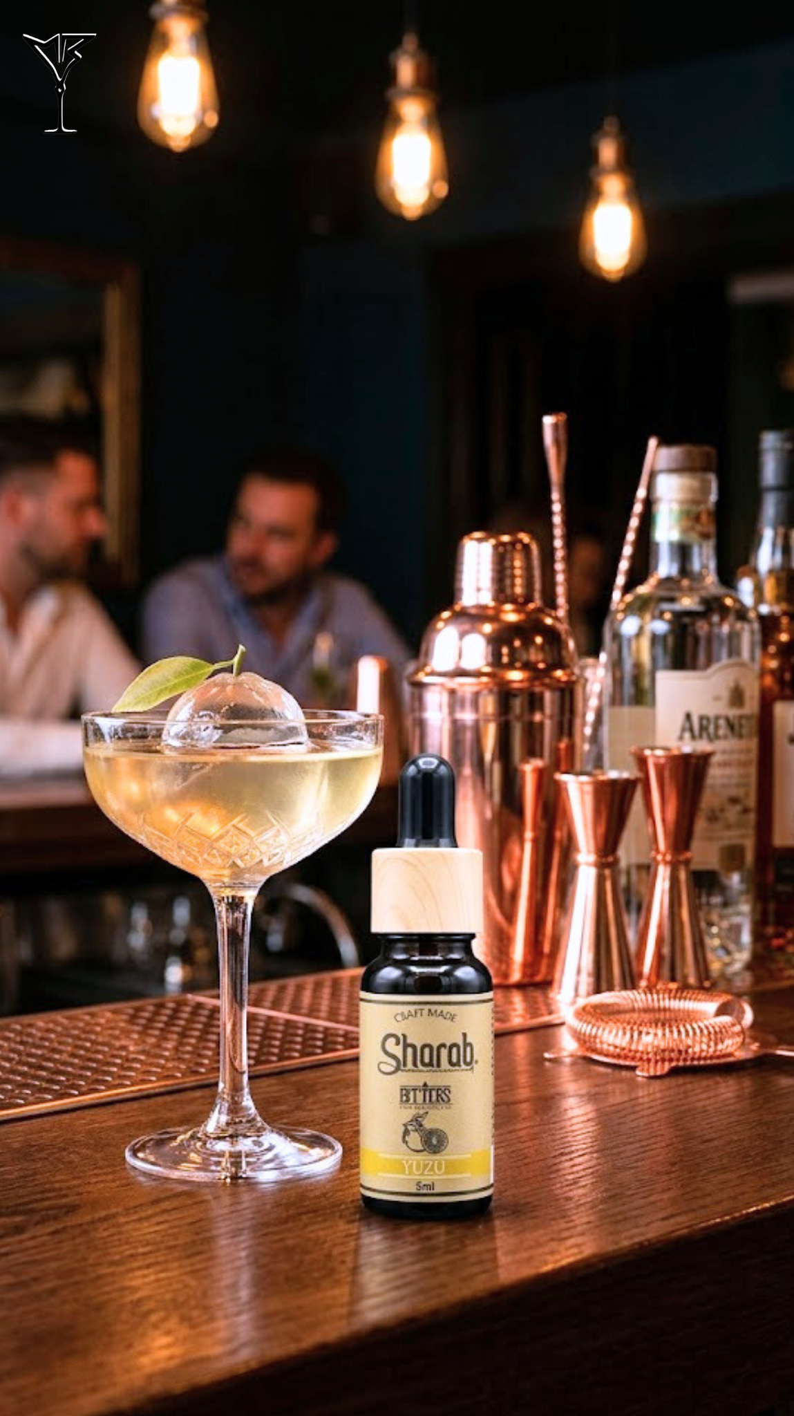 Bitter Sharab Yuzu Sans Alcool 50ml - Flacon de bitter artisanal au yuzu - La Maison du Barman