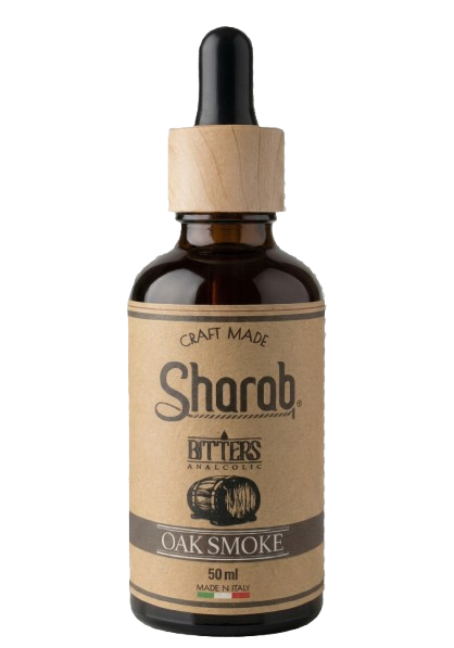Bitter Sharab Oak Smoke 50ml - Flacon de bitter artisanal à la fumée de chêne - La Maison du Barman