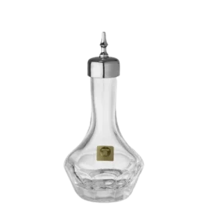 Bouteille à bitter Diamant 5cl - Flacon en verre taillé pour amers - La Maison du Barman