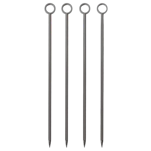 Pics à cocktail Noirs - Lot de 4 piques en métal pour décoration de cocktail - La Maison du Barman