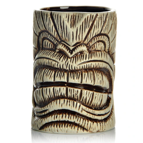 Mug Tiki Toscano Kanaloa - Verre à cocktail exotique en céramique sculptée - La Maison du Barman