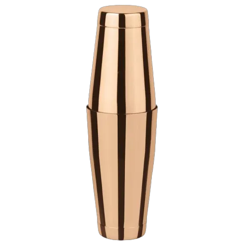 Shaker Boston Copper - Timbale à cocktail finition cuivre pour barman - La Maison du Barman