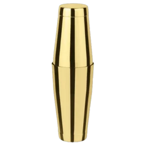 Shaker Boston Gold - Timbale à cocktail finition or pour barman - La Maison du Barman