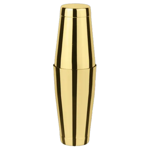 Shaker Boston Gold - Timbale à cocktail finition or pour barman - La Maison du Barman