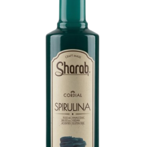 Cordial Sharab Spiruline 50cl - Bouteille de sirop artisanal à la spiruline - La Maison du Barman