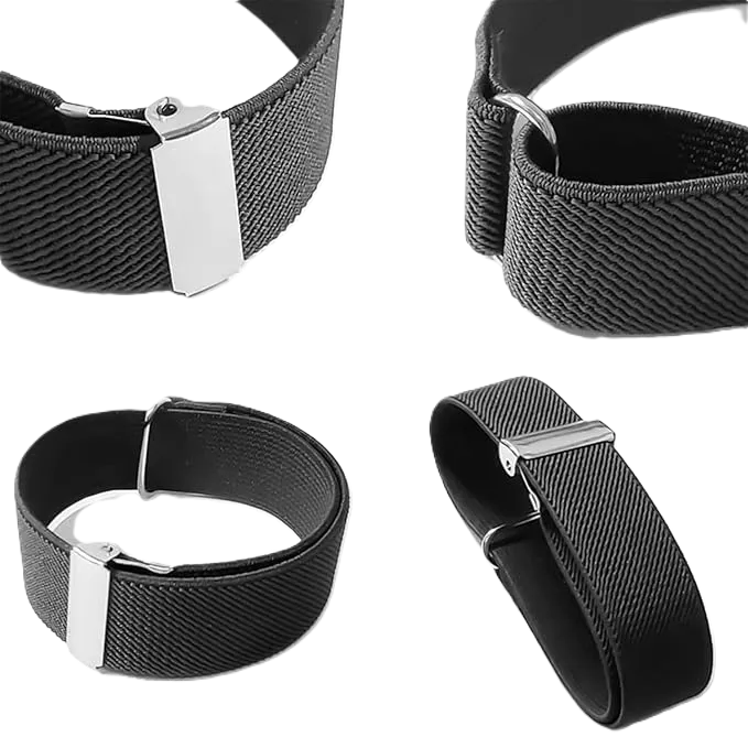 2645-black-1pc-Chemises-Brassards-Bracelet-Ajustable-Pour-Manche-Chemise-Bracelet-De-Manche