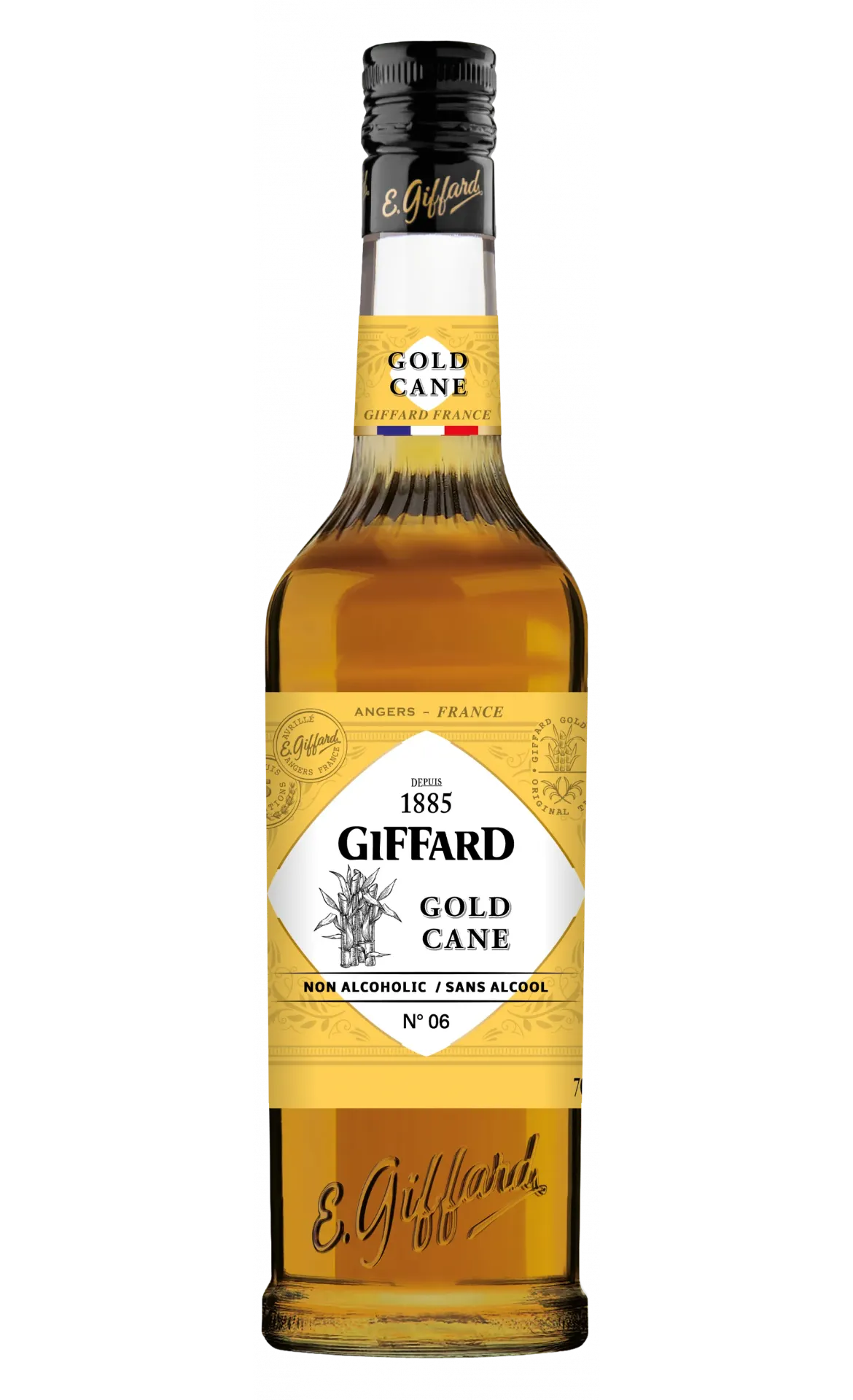 Spiritueux Sans Alcool Gold Cane Giffard - Bouteille alternative au rhum sans alcool - La Maison du Barman
