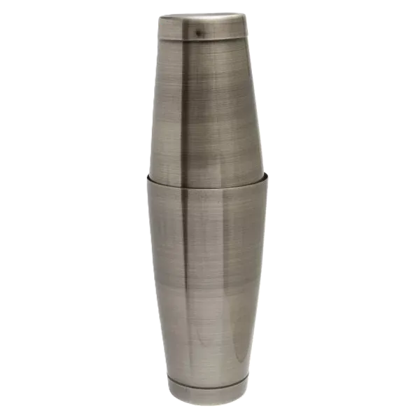 Shaker Vintage Boston Can Set - Set de shaker boston rétro en acier inoxydable - La Maison du Barman