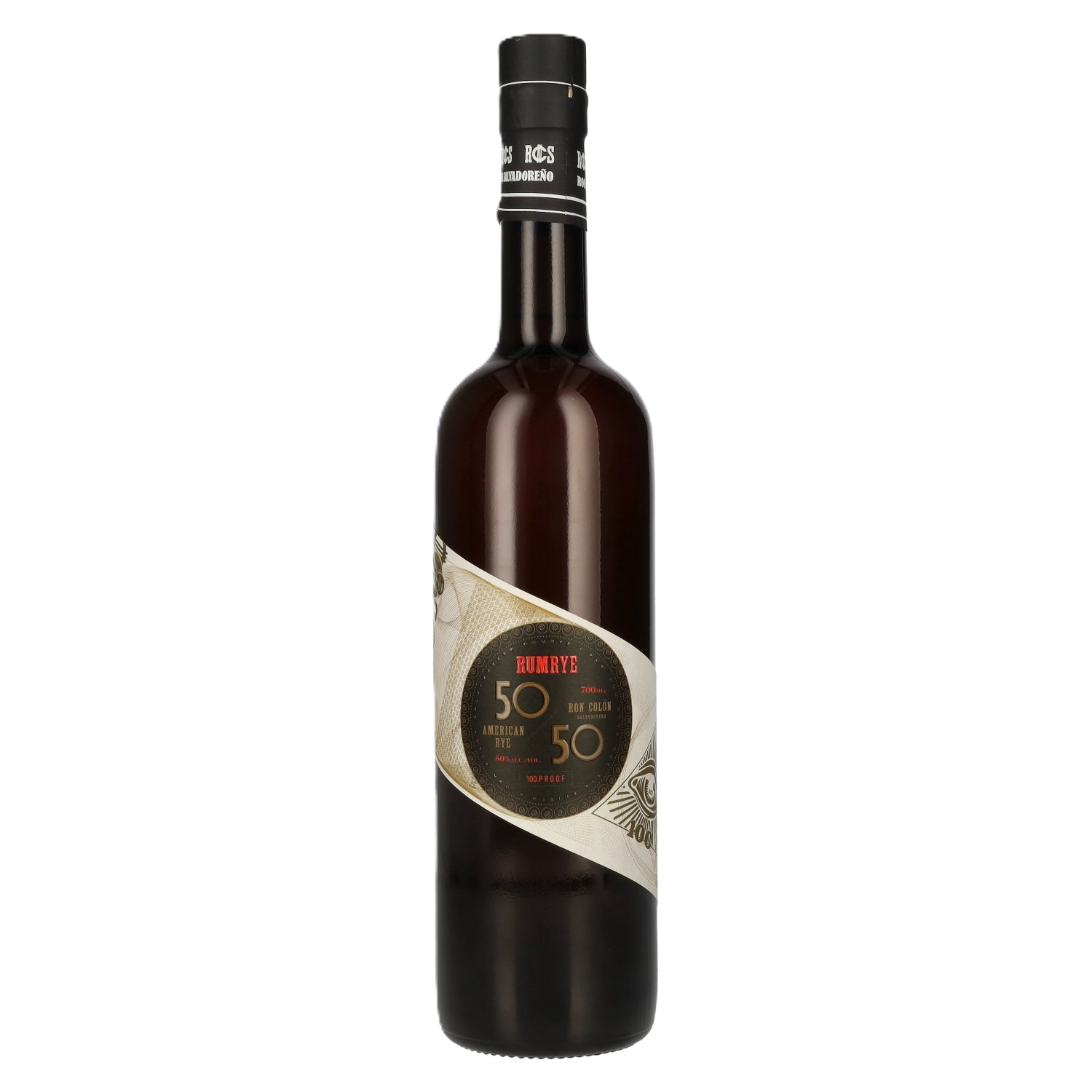 Rhum Ron Colón Salvadoreño Rumrye 50% 70cl - Bouteille d'assemblage rhum et rye whiskey - La Maison du Barman