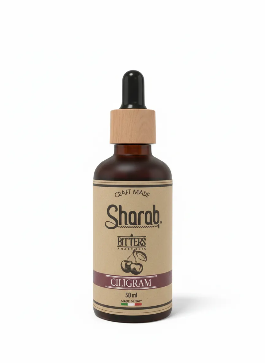 Bitter Sharab Ciligram 50ml (Alcohol Free Bitters) - Bitter cerise sans alcool - La Maison du Barman