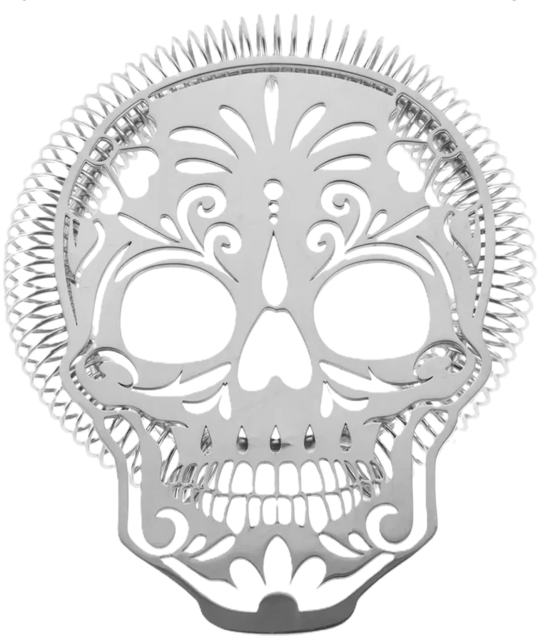 Passoire de bar Crâne Inox (Skull Strainer)