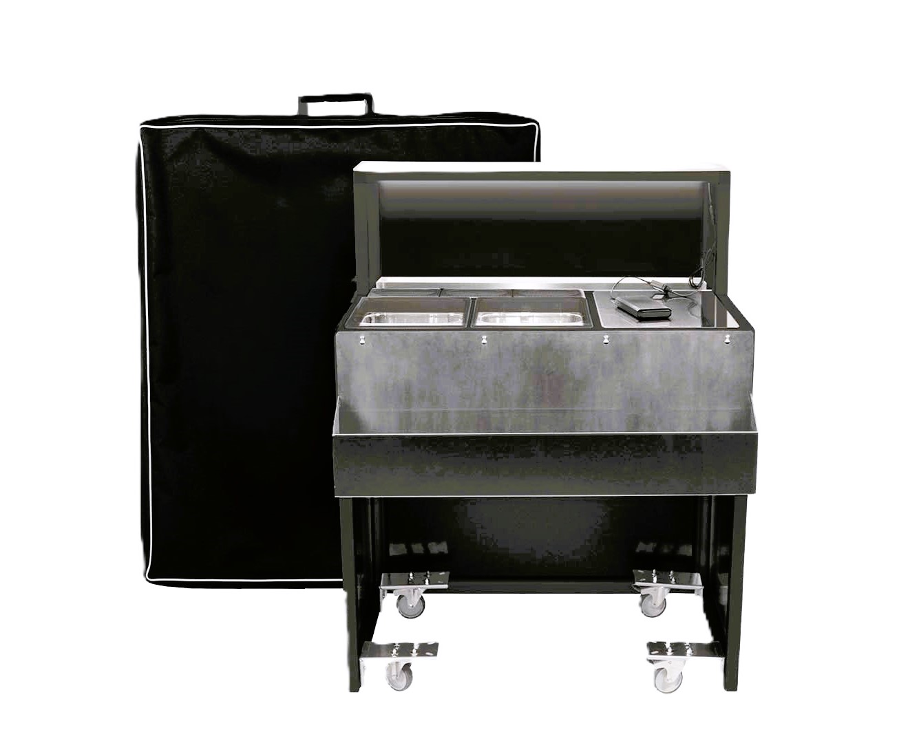 Station de bar Mobile Omega 90 cm (Portable Bar) - Station Deus