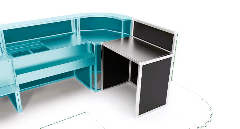 Plan de travail Arrière-bar Standard 90 cm (Backbar Worktop)