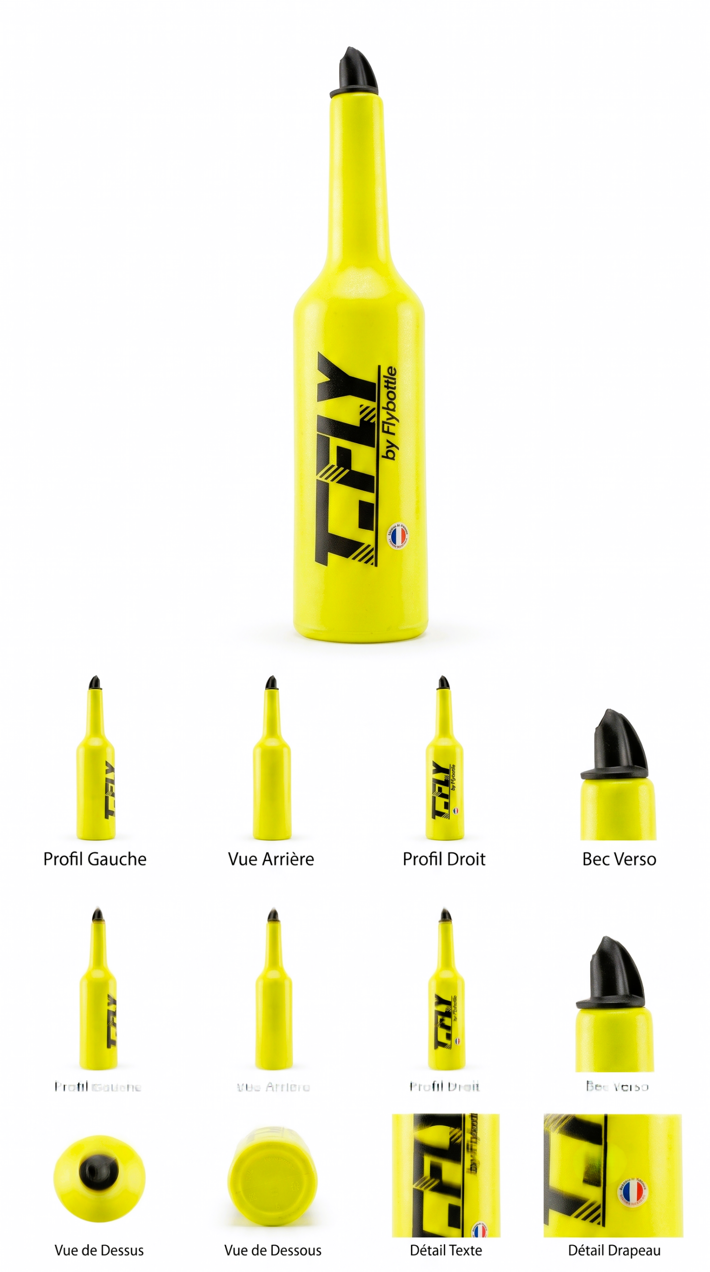 Bouteille de flair T-Fly Jaune (Flair Bottle)