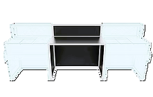 Plan de travail Arrière-bar Standard 90 cm (Backbar Worktop)