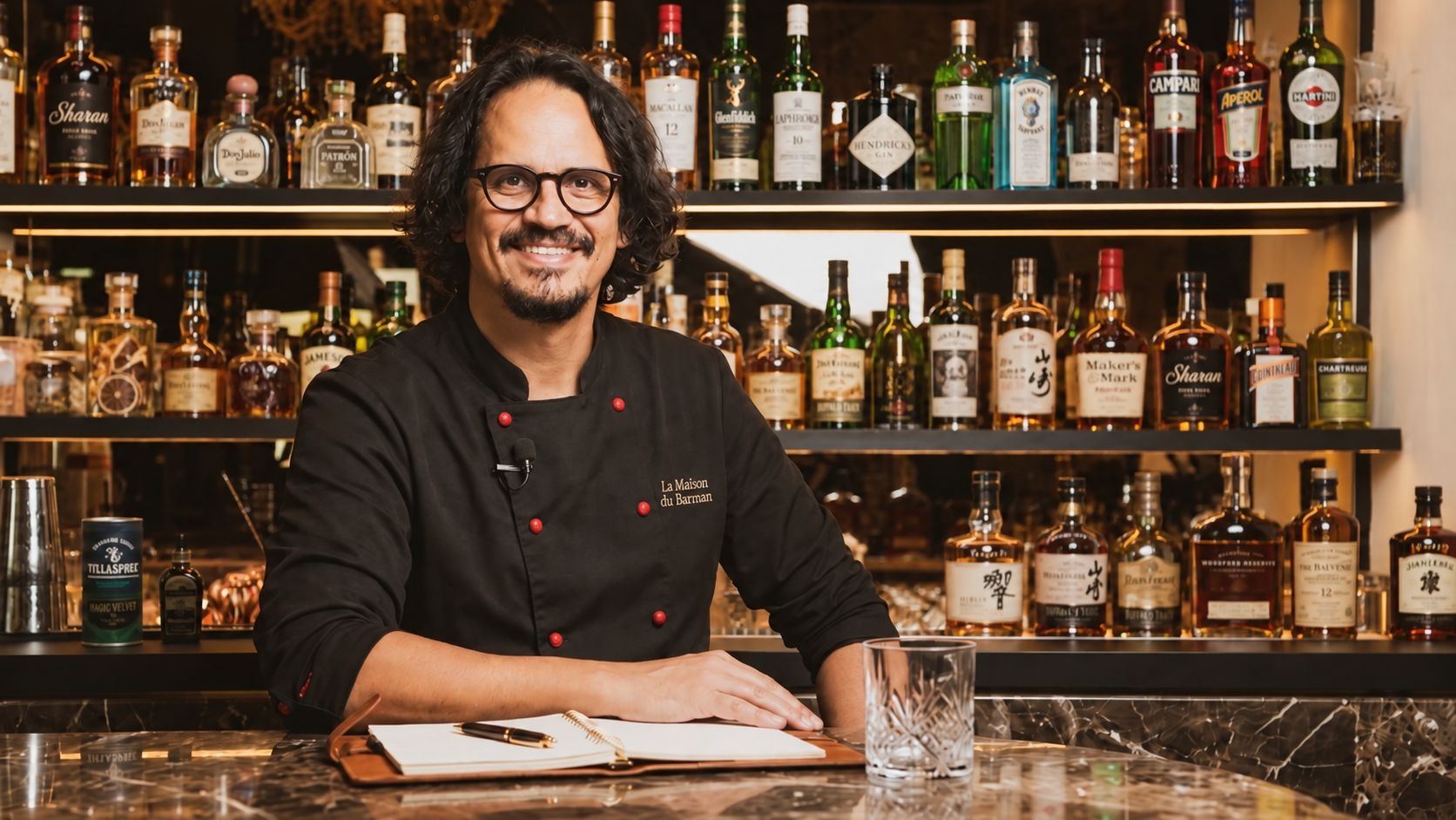 Marco Caldone, fondateur de La Maison du Barman à Paris